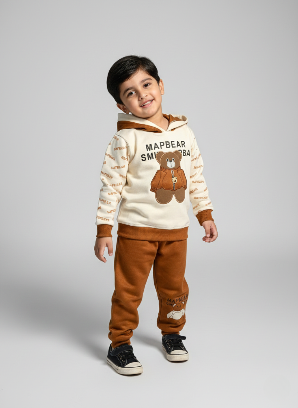 Mapbear Bear Hoodie Set