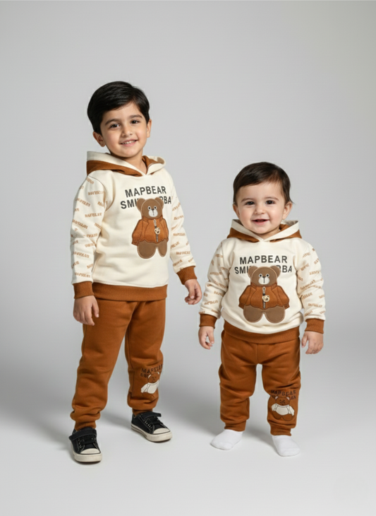 Mapbear Bear Hoodie Set