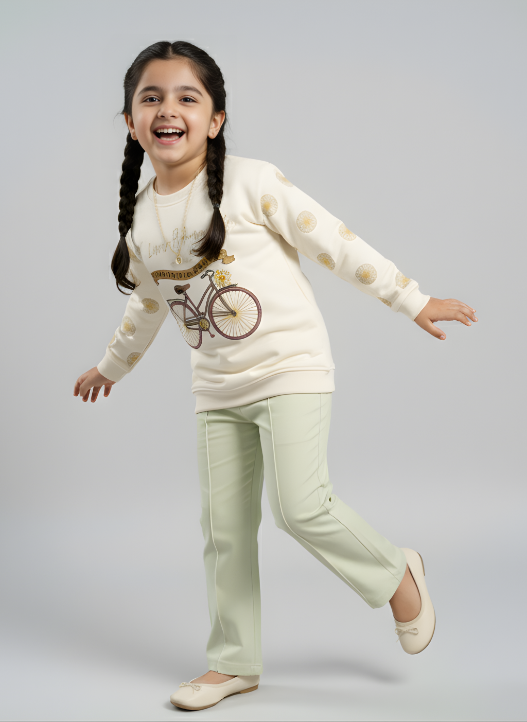 Life is Beautiful" Bicycle Graphic Lounge Set