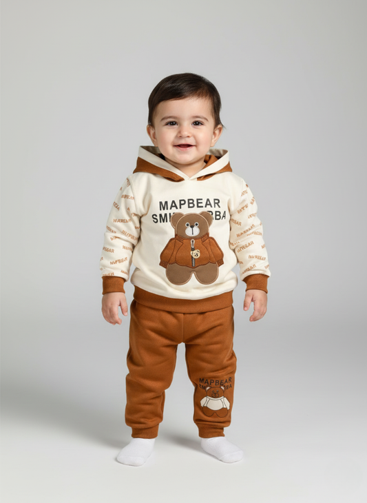 Mapbear Bear Hoodie Set